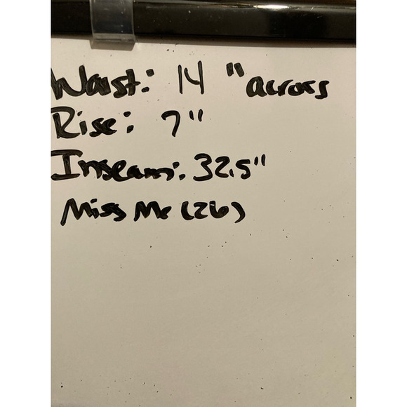 Miss Me Womens Slim Skinny Jeans Blue Stretch Thick Stitch Embellished Denim 26 - Picture 4 of 10